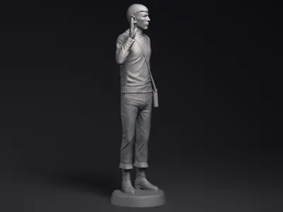 Leonard Nimoy as Mr Spock Sculpture Printable 3D Model 3D print model