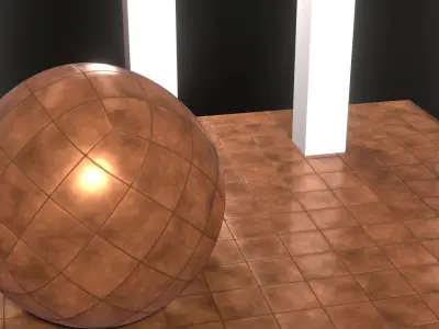 Spanish Inspired Foyer Tiles Texture