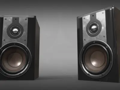 Hi-Fi Speakers 3D model