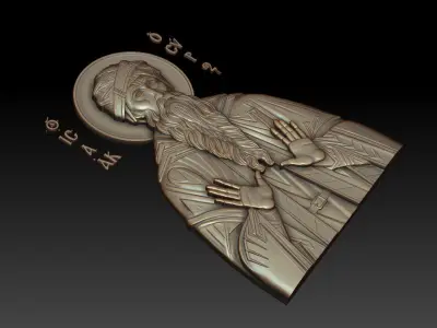 Saint Isaac the Syrian 3D print model