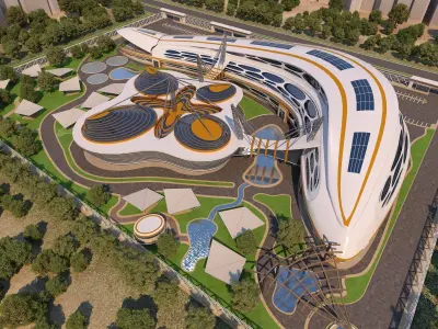 0143 - Health Center Architecture Project - 2D Drawings-3D Files 3D model