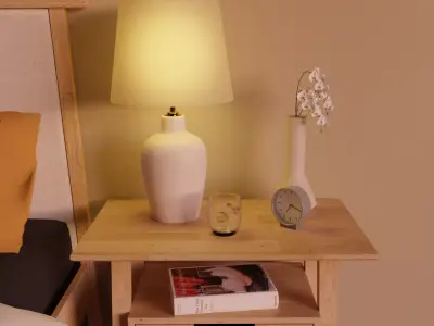 Table Lamp IKEA BLIDVADER 3D model