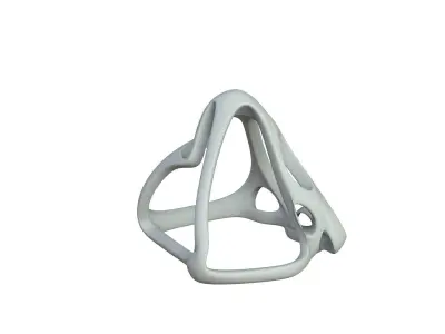 SciFi Cube Object No 59946 Low Poly Shape Low-poly 3D model