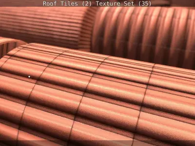 Roof Tiles 2 - Texture Set 35 Texture