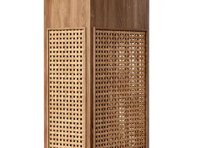 Florence rattan wall lantern FV1  3D model