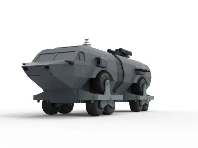 Landmaster from Damnation Alley Scale 1 to 38 3D print model