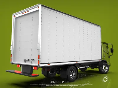 Chevrolet Isuzu NPR 2018 3D model