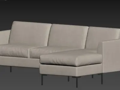 sofa NEWTON Beige 3D model
