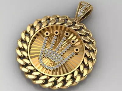 Fashion Pendant 3D print model