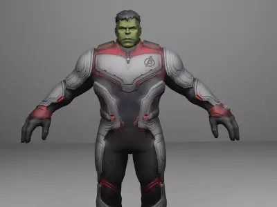 professor hulk from avenger endgame 3D model