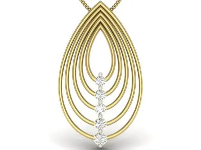 Women Pendant 3D print model 3D print model buy