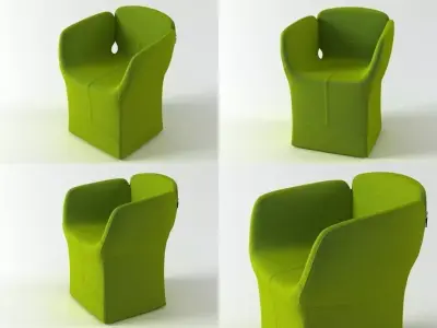 Bloomy chair 3D model