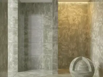 Marble wall 60 3D model