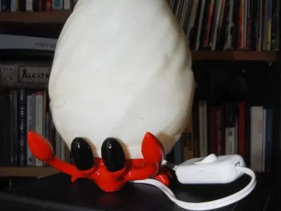 Hermit-Crab printable lamp  3D print model