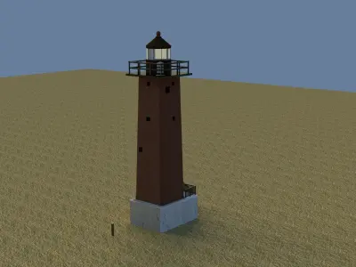 Lighthouse 3D model