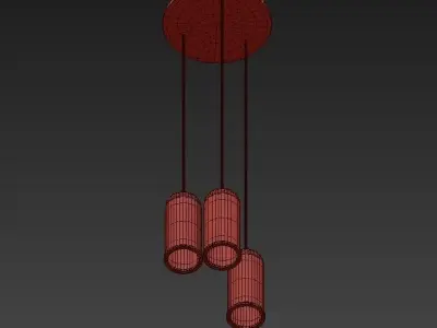 COPPER pendant light 3D model