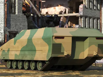  Next Gen Tracked Marine Assault Vehicle with Machine Gun 