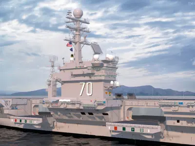  USS Aircraft Carrier Carl Vinson CVN-70 