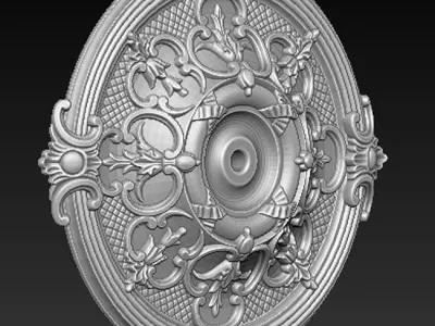 Ceiling Relief 2   3D model 3D print model
