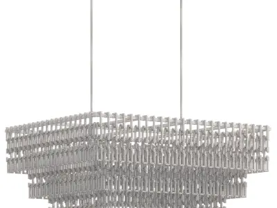 Chandelier Marignan Linear Chandelier by lalume 3D model