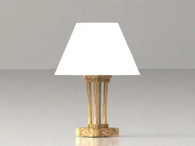 Vintage Lamp Low-poly 3D model