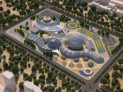 0076 - Air Education College - 2Ds Plans - 3Ds Files 3D model