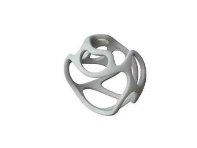 SciFi Cube Object No 27789 Low Poly Shape Texture