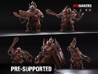 Pack of Abhuman Giants - Heretics 3D print model