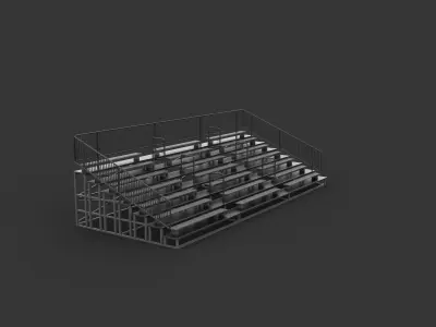 Bleachers 3D model