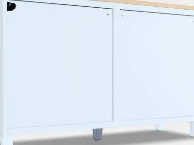 BESTA Storage combination with doors 23 Low-poly 3D model