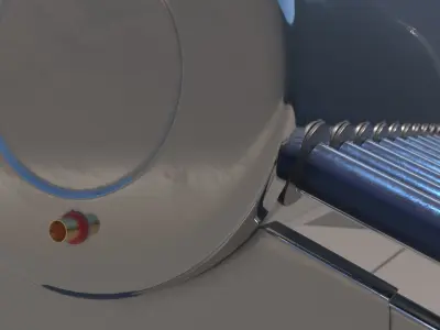 SOLAR WATER HEATER 3D model