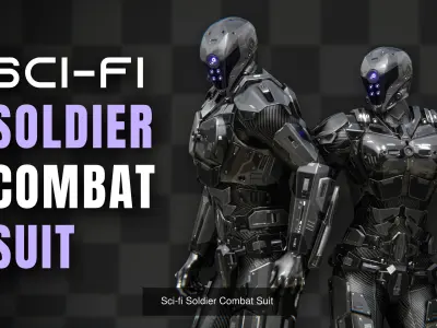 Cyborg Characters - Creatures 3D Model Pack