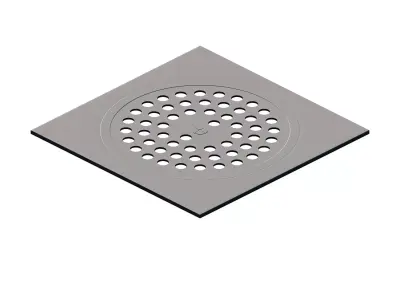 Floor Drain With Holes 3D model