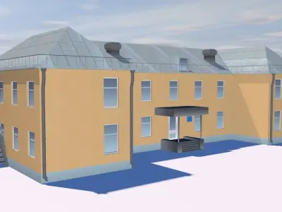 Post office 3D model