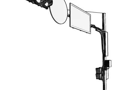 Traffic signs 3D model