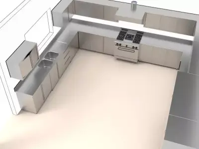 KITCHEN 12 3D model