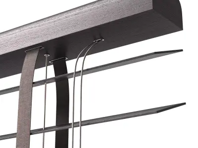 Wooden Blinds Set 38 3D model