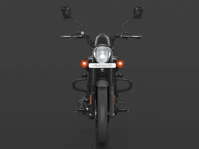 Bajaj Avenger 160 Street Ebony Black Low-poly 3D model