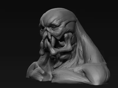 Demon Head 04 3D model