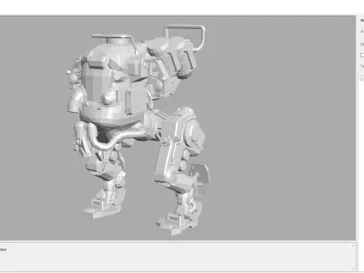 War Robot Character R01 3D model