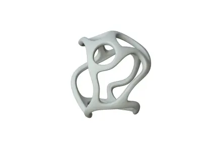 SciFi Cube Object No 34293 Low Poly Shape Texture