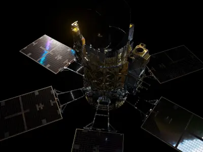 High Poly Spy Satellite - C4D Octane 3D model