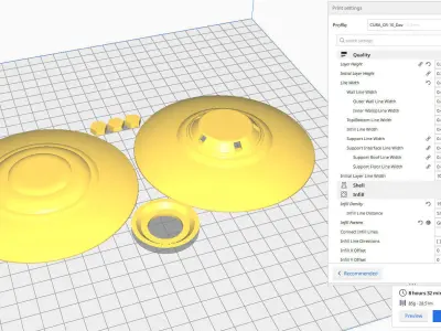 Flying Saucer  3D print model