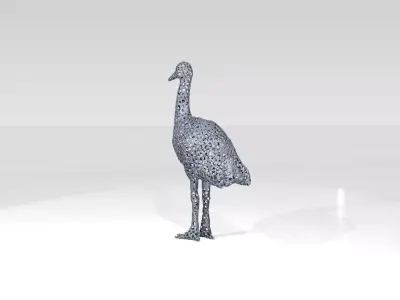 Crane Voronoi 3D model