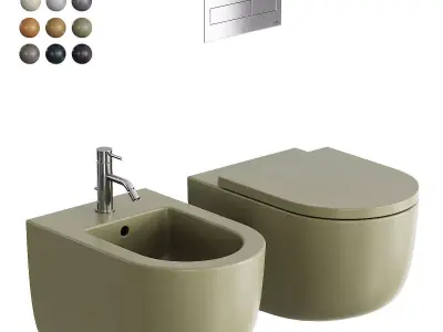 Hatria Futura Wall-Hung WC 3D model