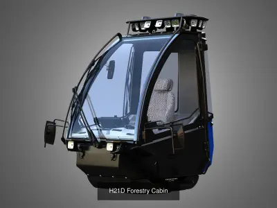Forestry Harvester Cabins - 3 in 1 Package