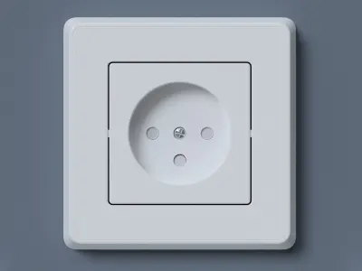 Contact Socket Package Standard Type F-J 3D model