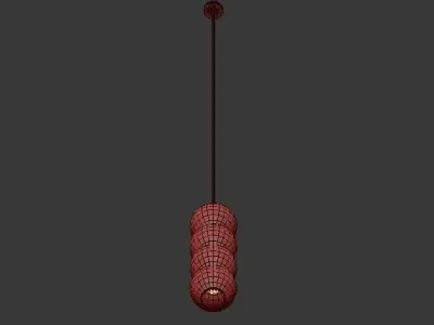 Formagenda ball hanging from string 3D model