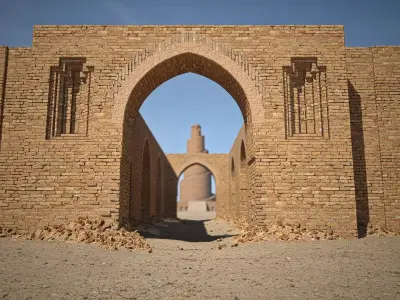 Great Mosque of Samarra - Malwiya Minaret Unreal Engine 5 3D model