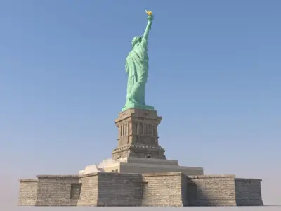 Statue of liberty 3D model
